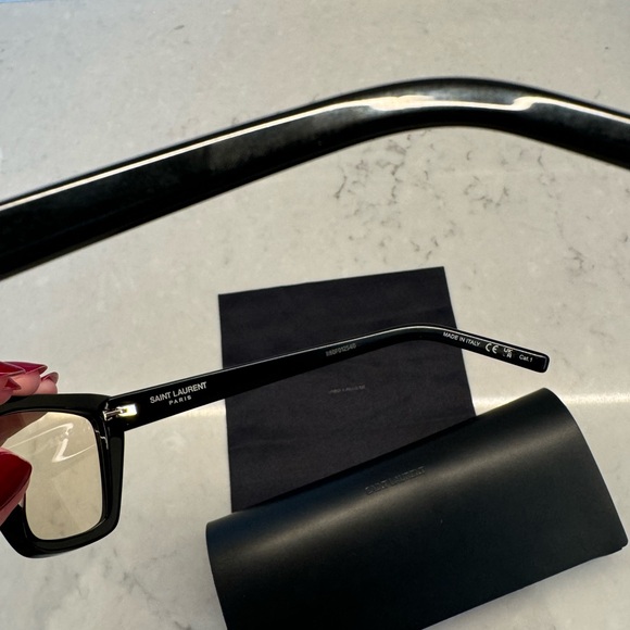 Saint Laurent SL 276 MICA Black/Light Brown (038) Sunglasses - Picture 12 of 15